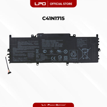 Laptop Battery C41N1715 Compatible with Asus ZenBook 13 UX331FN, UX331UAL, UX331UA
