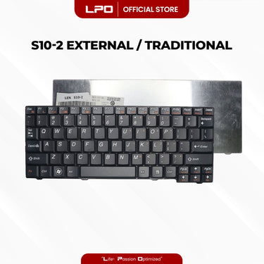 Laptop Keyboard LENOVO S10-2 External / Traditional Black US Compatible with Lenovo ideapad S10-2 S10-2C S10-3C S11 S100C 20027