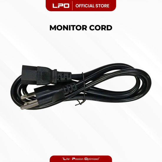 Power Cord	Monitor Cord Laptop Charger US Triangle Plug 3 Pin for CPU, Monitor, Printer