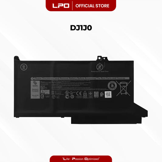 Laptop Battery DJ1J0 Compatible with Dell Latitude 12 7280 K8X0T KHY0C 7290 E7280 Series