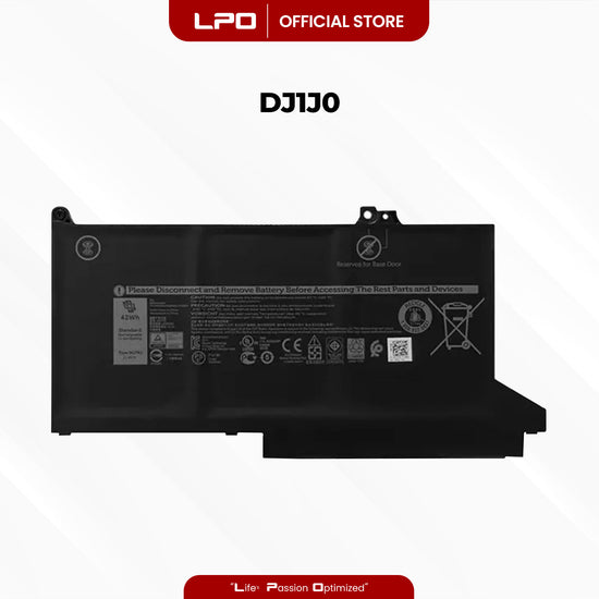 Laptop Battery DJ1J0 Compatible with Dell Latitude 12 7280 K8X0T KHY0C 7290 E7280 Series