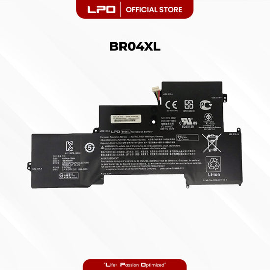 Laptop Battery BR04XL Compatible with HP EliteBook Folio 1020 Series, 1020 G1 Series, 1020 G2 Series