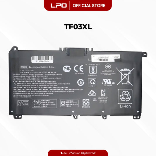 Laptop Battery TF03XL Compatible with HP Pavilion X360 14-BF000 14-BK000 14-BP000 Series
