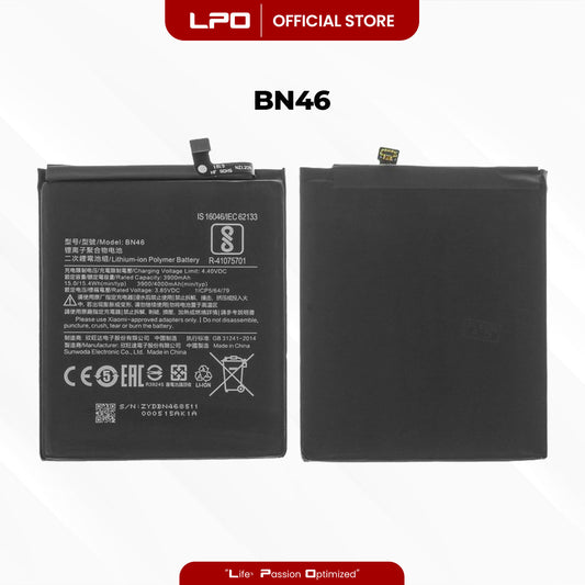 Cellphone Battery Xiaomi Redmi Note 8 2019 BN46 Compatible with Xiaomi Redmi 7 M1810F6LG - LPO Laptop PC-Outlet