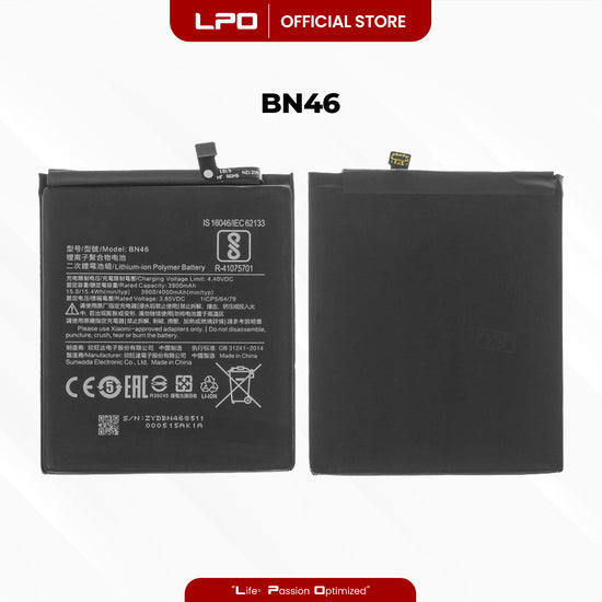 Cellphone Battery Xiaomi Redmi Note 8 2019 BN46 Compatible with Xiaomi Redmi 7 M1810F6LG - LPO Laptop PC-Outlet