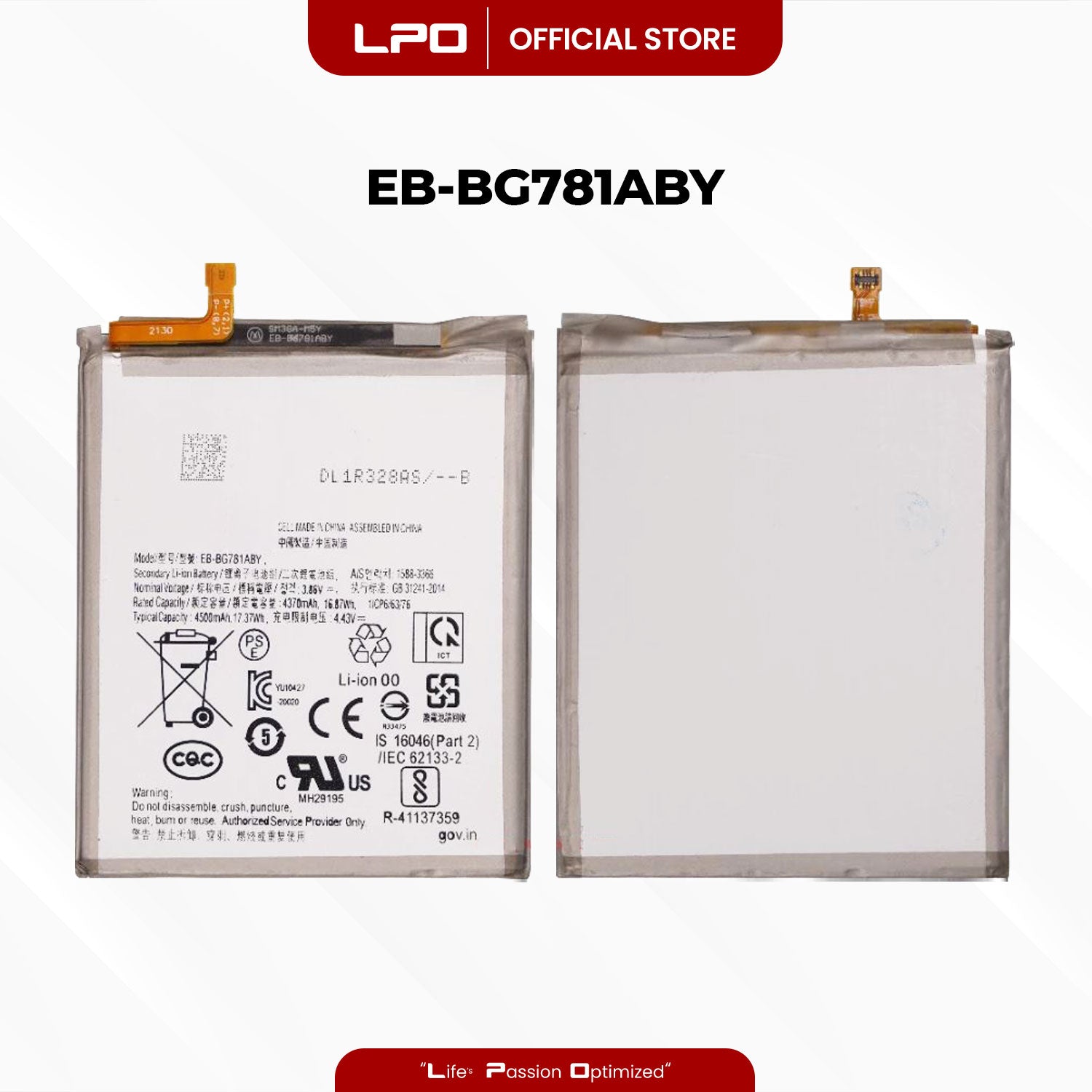 Cellphone Battery Samsung Galaxy S20 FE 5G 2020 EB-BG781ABY Compatible with Samsung Galaxy A52 5G 2021