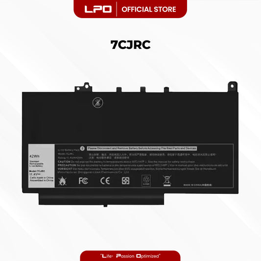 Laptop Battery 7CJRC Compatible with Dell Latitude E7270, Latitude E7470