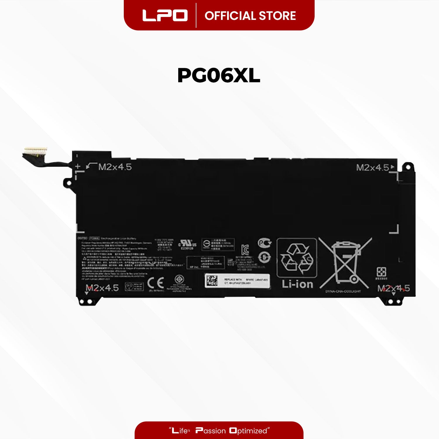 Laptop Battery PG06XL Compatible with HP OMEN 15T-DH000 15T-DH100 15-DH0XXX Series