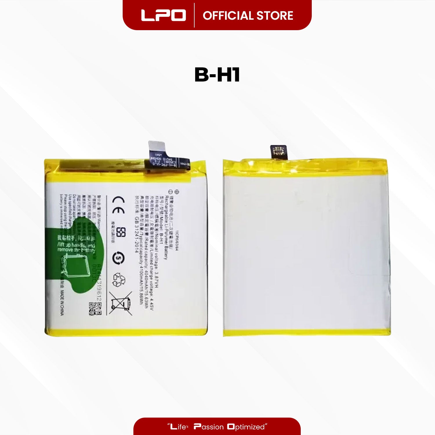 Cellphone Battery Vivo V17 Pro 2019 B-H1 Compatible with 1909, PD1931F_EX, 1910 - LPO Laptop PC-Outlet
