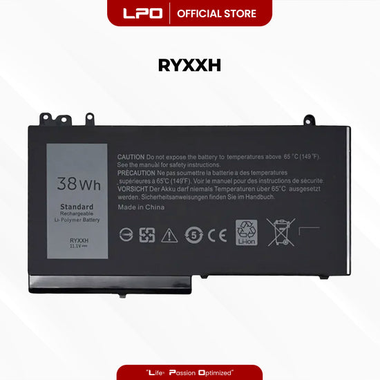 Laptop Battery RYXXH Compatible with DELL Latitude 12 5000 Series, For DELL Latitude 12 E5250 Series