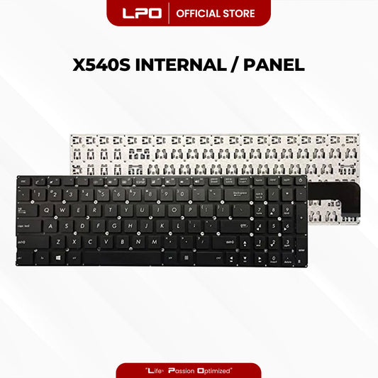 Laptop Keyboard ASUS X540 Internal / Panel Black US Compatible with Asus X540 X540L X540U