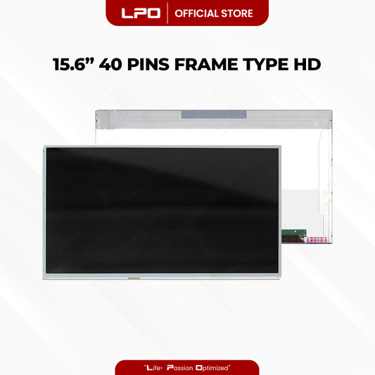 Laptop LCD Screen 15.6" 40 Pins Frame Type Borderless HD 1366 x 768 60Hz Compatible with B156XW02 V.6 fit B156XW02 V.7