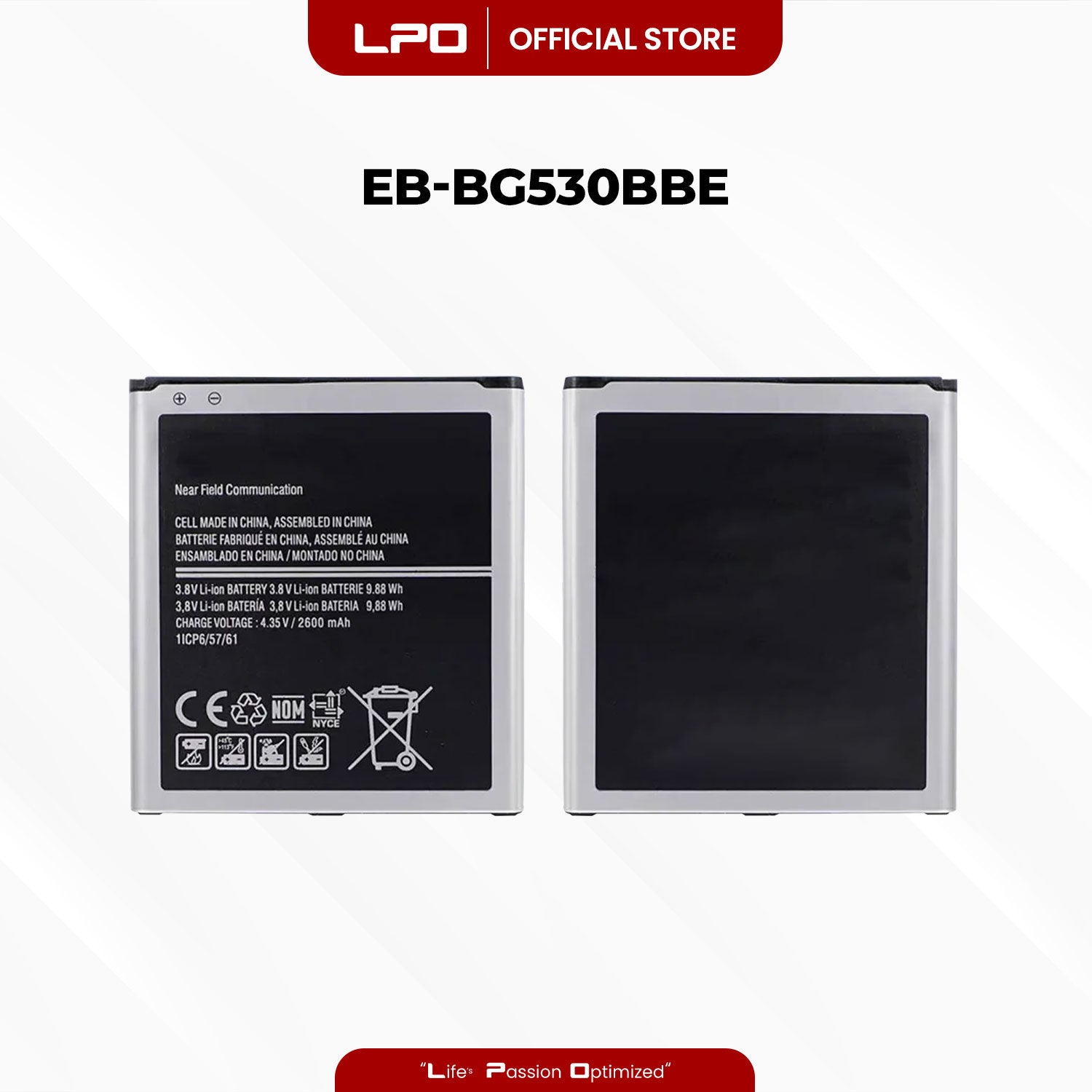 Cellphone Battery Samsung Galaxy A2 Core 2019 EB-BG530BBE EB-BG530CBE Compatible with Samsung J2 Pro 2018