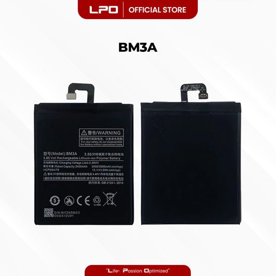 Cellphone Battery Xiaomi Mi Note 3 2017 BM3A Compatible with Xiaomi Mi Note 3 2017, MCE8 - LPO Laptop PC-Outlet