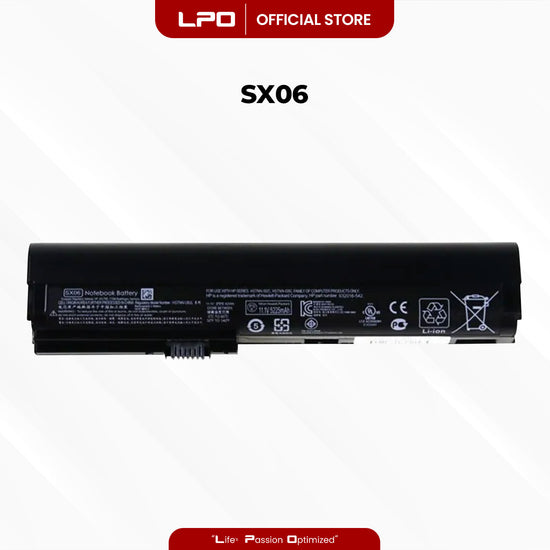 Laptop Battery SX06 Compatible with HP EliteBook 2560p Series EliteBook 2570p Series