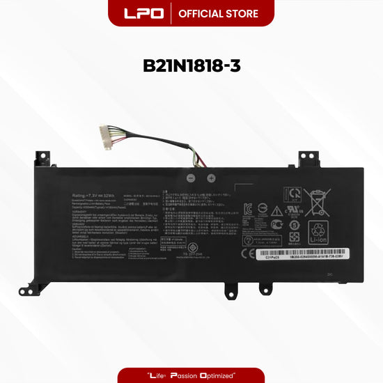 Laptop Battery B21N1818-3 Compatible with Asus M509 M509DA-EJ153T Series Notebook