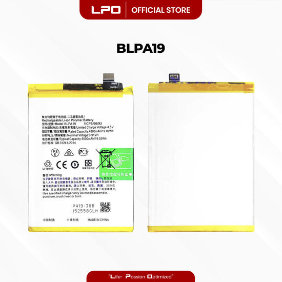 Cellphone Battery	Oppo A38 2023 BLPA19 Compatible with CPH2579 - LPO Laptop PC-Outlet