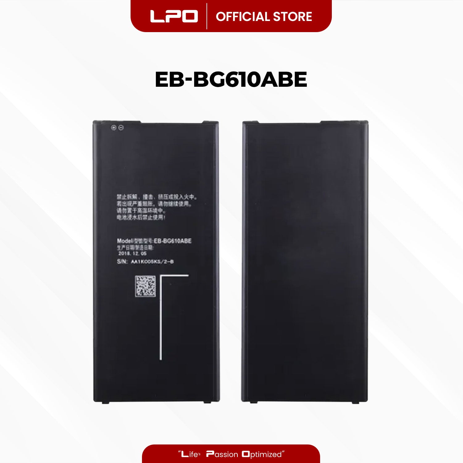 Cellphone Battery Samsung Galaxy J6+ 2018 EB-BG610ABE Compatible with Samsung Galaxy J7 Prime