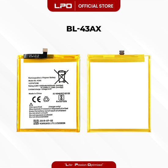 Cellphone Battery Infinix Zero 5 2018 BL-43AX Compatible with X603