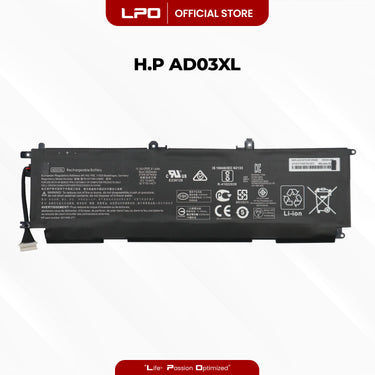 Laptop Battery AD03XL Compatible with HP ENVY 13T-AD000 13T-AD100 13-AD173CL Series