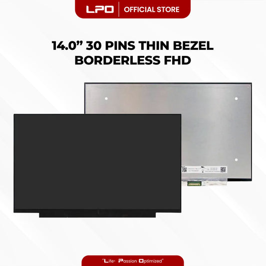 Laptop LCD Screen 14.0" 30 Pins Thin Bezel Borderless FHD 1920 x 1080 60Hz Compatible with N140HCA EAE Rev. C1 B140HAN04.2 NV140FHM-N49 N45 N62 M140NWF5-R3 LP140WF7-SPK2