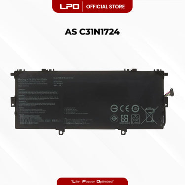Laptop Battery C31N1724 Compatible with Asus ZenBook 13 U3100FAL UX331FA UX331FAL - LPO Laptop PC-Outlet