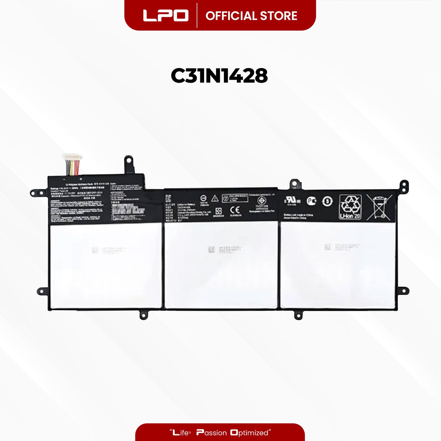 Laptop Battery C31N1428 Compatible with Asus Zenbook UX305U UX305UA Series