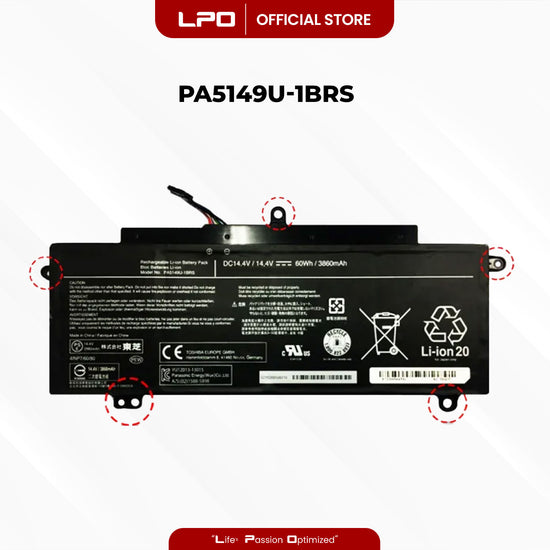 Laptop Battery PA5149U-1BRS Compatible with ToshibaTECRA Z40 Z40-C Z40-A-110 Z40-A-146
