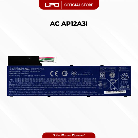 Laptop Battery AP12A3i Compatible with Acer Timeline Ultra M5 Series, Aspire Timeline U M3-581TG-72634G25 - LPO Laptop PC-Outlet