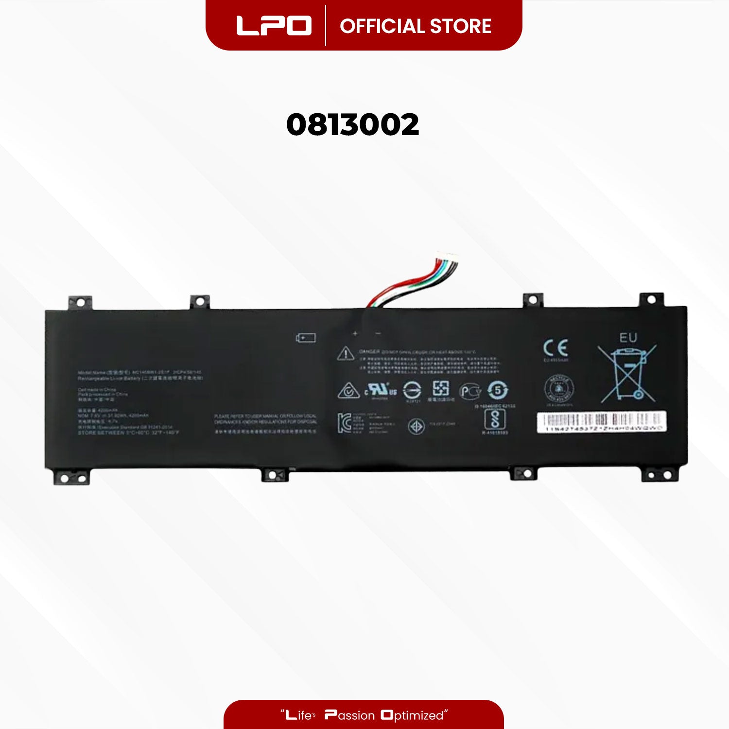 Laptop Battery 0813002 Compatible with Lenovo Ideapad 100S14IBR 80R90004US IdeaPad
