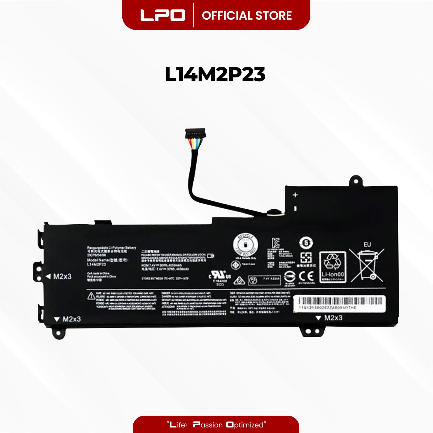 Laptop Battery L14M2P23 Compatible with Lenovo U30 E31-70 U31-70 Series