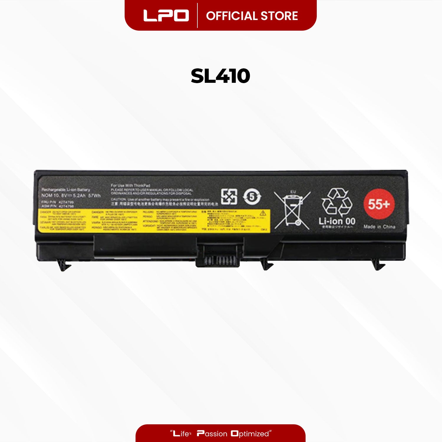 Laptop Battery SL410 Compatible with Lenovo ThinkPad Edge E40 E50 E420 E425 E520 E525
