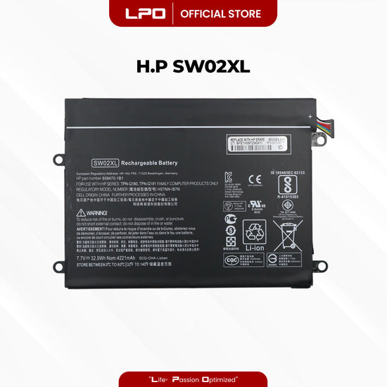 Laptop Battery SW02XL HP SW02XL HSTNN-IB7N Series HP x2 210 G2, x2 210 G2 (L5H41EA)
