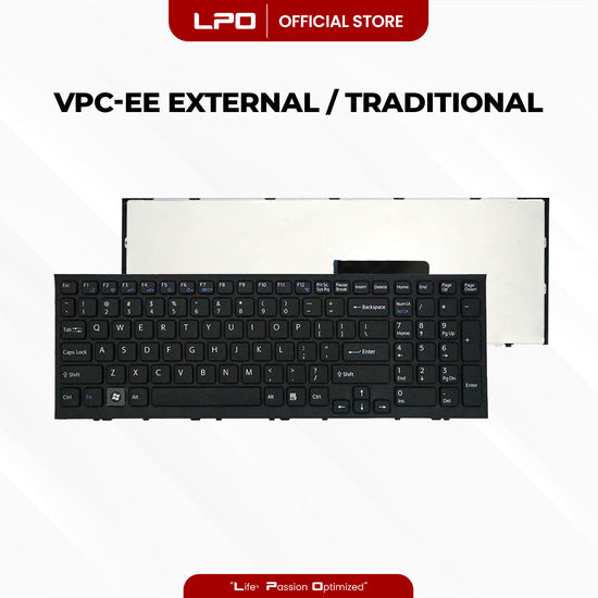Laptop Keyboard SONY VPC-EE External / Traditional Black US Compatible with Sony Vaio VPC-EE