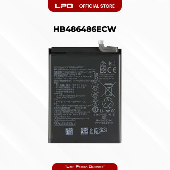 Cellphone Battery Huawei Mate 20 Pro 2018 / P30 Pro HB486486ECW Compatible with LYA-L09