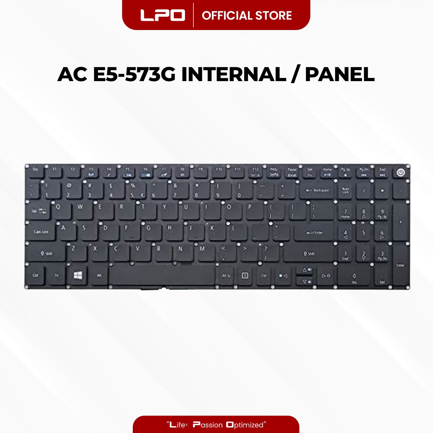 Laptop Keyboard ACER E5-573 Internal Type / Panel Black US Compatible with Acer Aspire E5-573G,E5-573, E5-573T, E5-573T