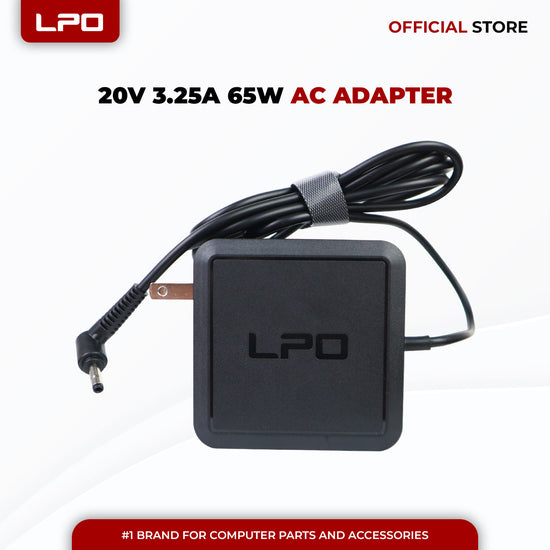 Laptop Charger Lenovo 20V 3.25A 65W Bullet Pin 4.0mm x 1.7mm Compatible with Lenovo Flex 4 5 6 Series