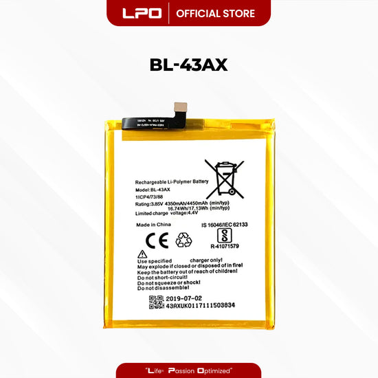 Cellphone Battery Infinix Zero 5 2018 BL-43AX Compatible with X603