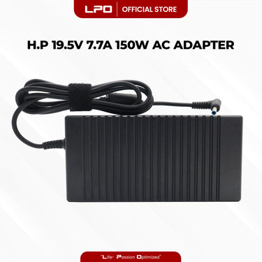 Laptop Charger HP 19.5V 7.7A 150W Blue Pin 4.5mm x 3.0mm Compatible with HP ZBook 15 G3 W2Y15PA