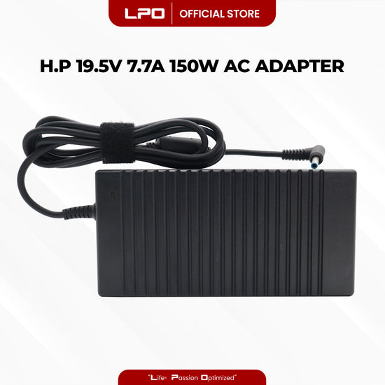 Laptop Charger HP 19.5V 7.7A 150W Blue Pin 4.5mm x 3.0mm Compatible with HP ZBook 15 G3 W2Y15PA