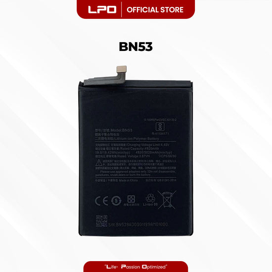 Cellphone Battery Xiaomi Redmi Note 10 Pro 2021 BN53 Compatible with M2101K6G, M2101K6R - LPO Laptop PC-Outlet
