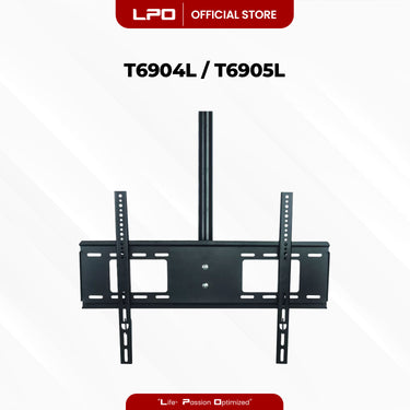 Ceiling TV Wall Mount Swivel and Tilt Bracket T6904L / T6905L 32 - 63 inch Load Capacity up to 70kg Full Motion Movement