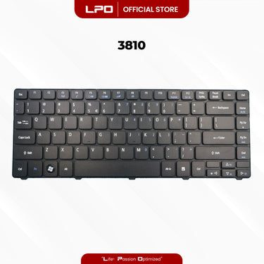 Laptop Keyboard ACER 3810 External Type / Traditional Black US Compatible with Acer 3810 4736 4738 4540 4240 4740 4741