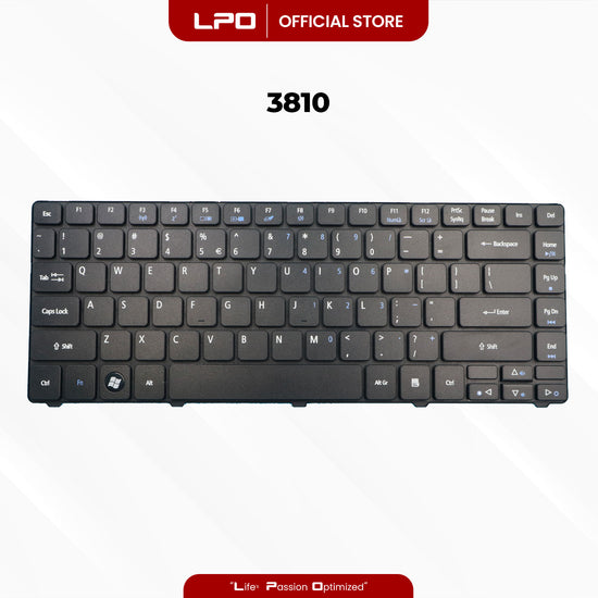 Laptop Keyboard ACER 3810 External Type / Traditional Black US Compatible with Acer 3810 4736 4738 4540 4240 4740 4741