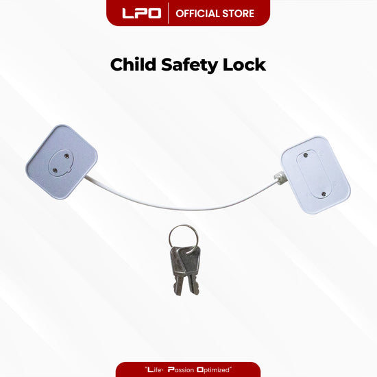 Multifunctional Child Safety Locks Baby Proof Strong Adhesive Guard Lock with Keys For Fridge, Cabinets, Drawers, Windows