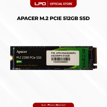 Apacer AS2280P4 512GB M.2 PCIe Gen3 x4 SSD (AP512GAS2280P4)
