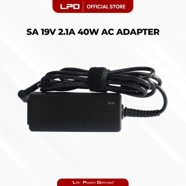 Laptop Charger Samsung 19V 2.1A 40W Thin Pin 3.0mm x 1.1mm Compatible with Samsung S series