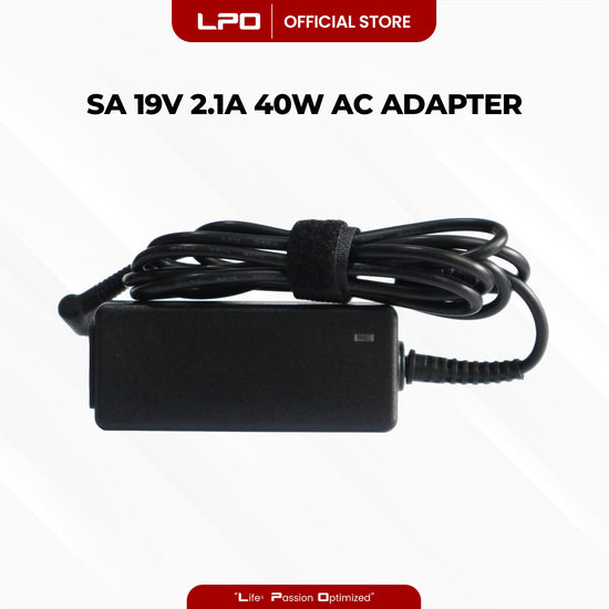 Laptop Charger Samsung 19V 2.1A 40W Thin Pin 3.0mm x 1.1mm Compatible with Samsung S series