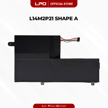 Laptop Battery L14M2P21  Shape A Compatible with Lenovo IdeaPad 300s-14ISK, IdeaPad 300s-14ISK 80Q4