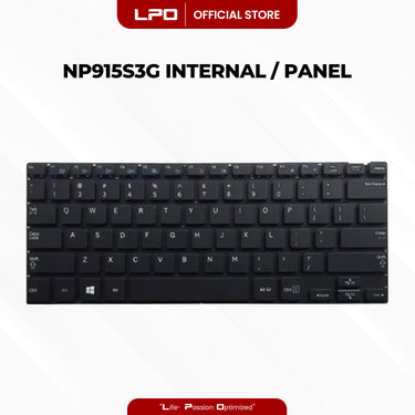 Laptop Keyboard SAMSUNG NP915S3G Internal / Panel Black US Compatible with Samsung NP915S3G